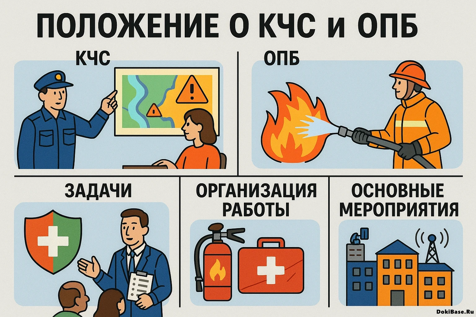 КЧС и ОПБ: разработка положения о комиссии по чрезвычайным ситуациям и обеспечению пожарной безопасности