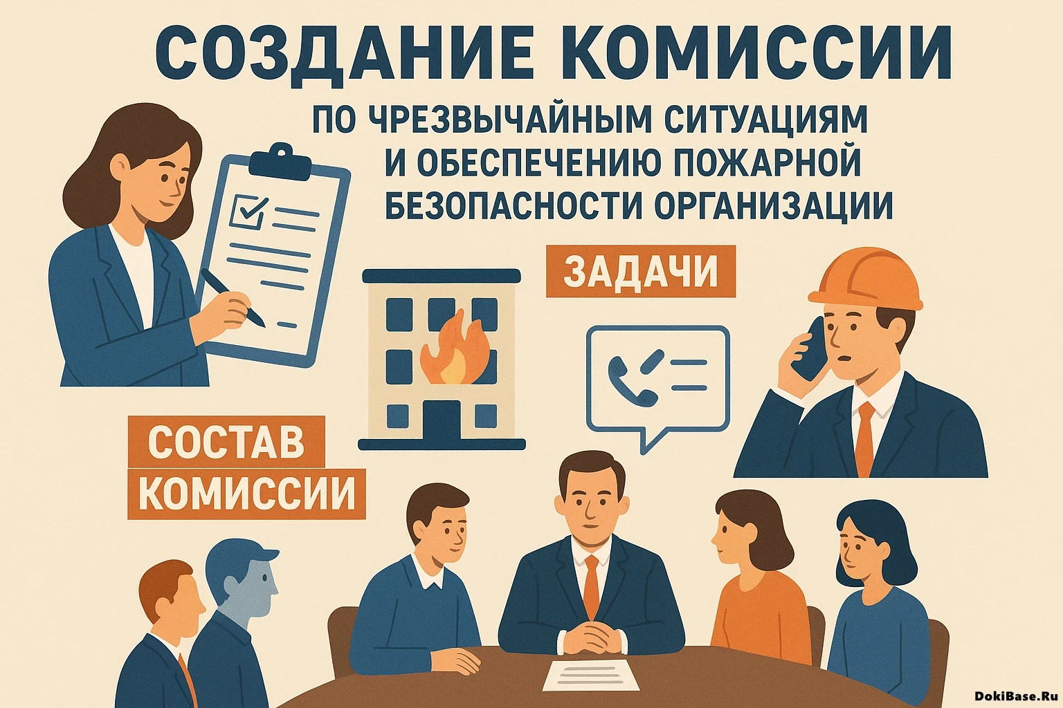 КЧС и ОПБ: создание комиссии, задачи и состав